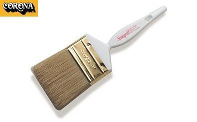 The image showcases the Corona Seagull White China Paint Brush 3050. 