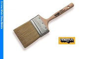 The image showcases the Corona Nome White China Paint Brush 3055. The handle is made of unlacquered hardwood with a natural texture for a comfortable grip.