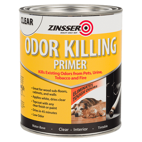 Zinsser Odor Killing Primer Clear Quart Can