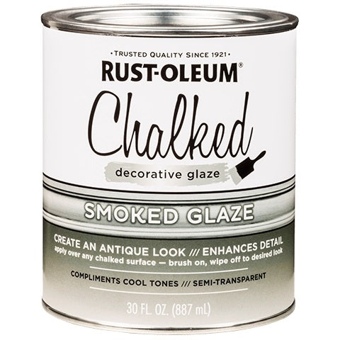 Rust-Oleum Chalked Decorative Glaze Quart Smoked