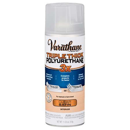 Varathane Triple Thick Polyurethane 11.25 Oz Spray Clear Satin