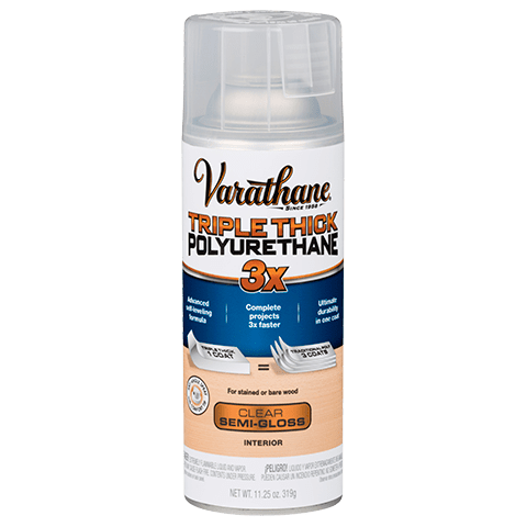 Varathane Triple Thick Polyurethane 11.25 Oz Spray Clear Semi-Gloss