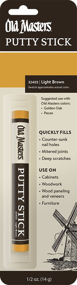 Old Masters Putty Stick Light Brown