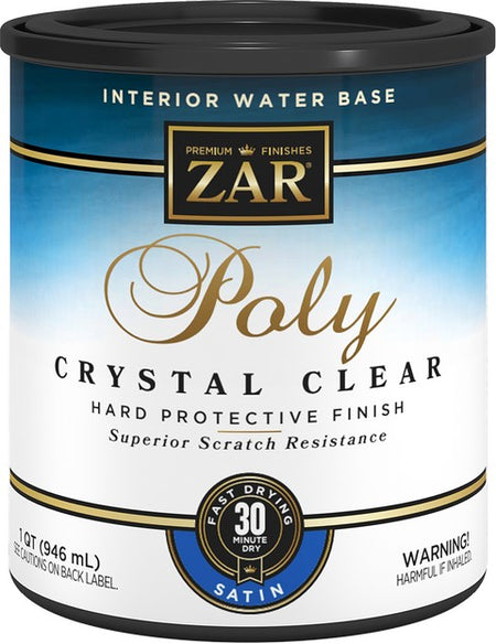 UGL Aqua ZAR® Water-Based Polyurethane Satin Quart