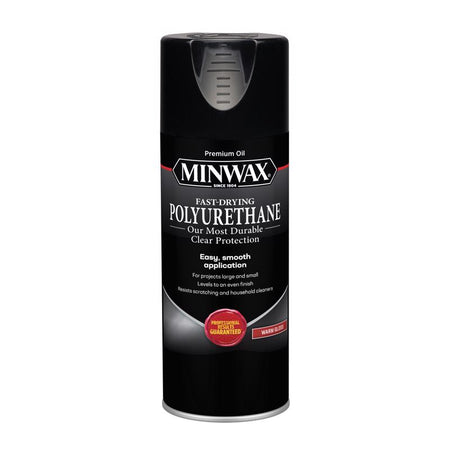 Minwax Oil-Based Clear Protective Finishes Fast Drying Polyurethane Spray Warm Gloss