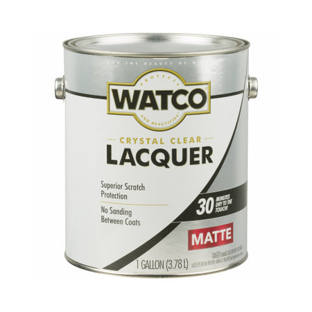 WATCO Lacquer Clear Wood Finish Gallon Matte