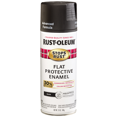Rust-Oleum Stops Rust Advanced Spray Paint Flat