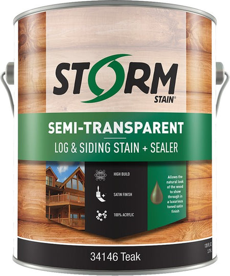 Storm System Category 3 High Build Finish Gallon Teak