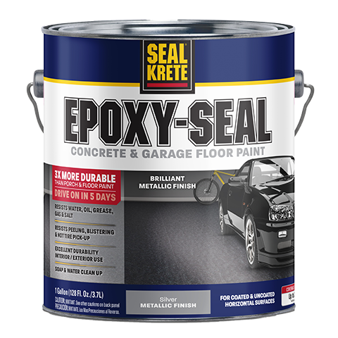 Seal-Krete Epoxy-Seal® Concrete and Garage Metallic Floor Paint Gallon