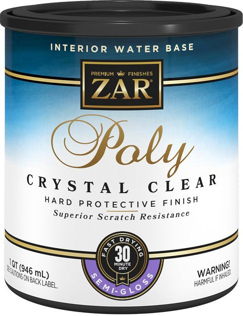 UGL Aqua ZAR® Water-Based Polyurethane Semi-Gloss Quart