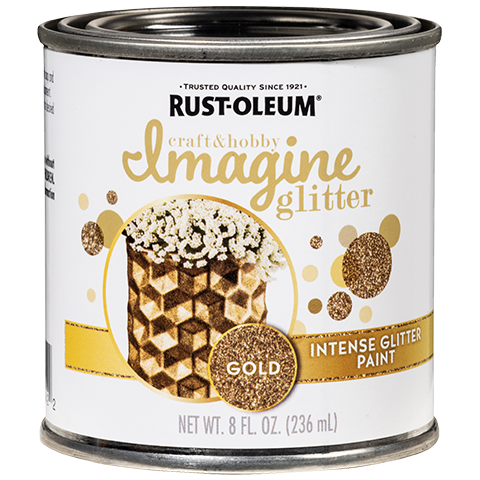 Rust-Oleum Imagine Intense Glitter Brush-On Paint Gold