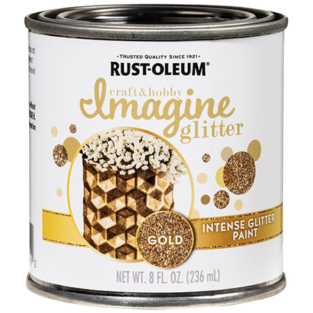 Rust-Oleum Imagine Intense Glitter Brush-On Paint Gold