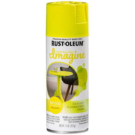 Rust-Oleum Imagine Neon Spray Paint Yellow