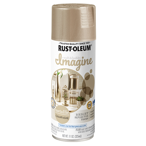 Rust-Oleum Imagine Metallic Spray Paint Champagne