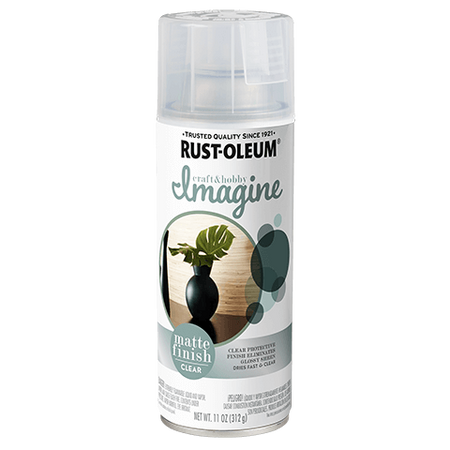 Rust-Oleum Imagine Top Coat Spray Paint Matte Clear 358026