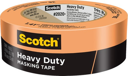3M 1-1/2" Scotch Heavy Duty Masking Tape 2020+