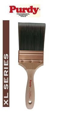 Purdy XL - Swan Paint Brush highlighting the DuPont Tynex nylon and Orel polyester-blend bristles.