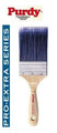 Purdy Pro-Extra Swan Paint Brush featuring Nylon, polyester and Chinex-blended bristles.