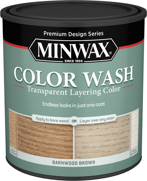 Minwax Color Wash Transparent Layering Color Quart Barnwood Brown