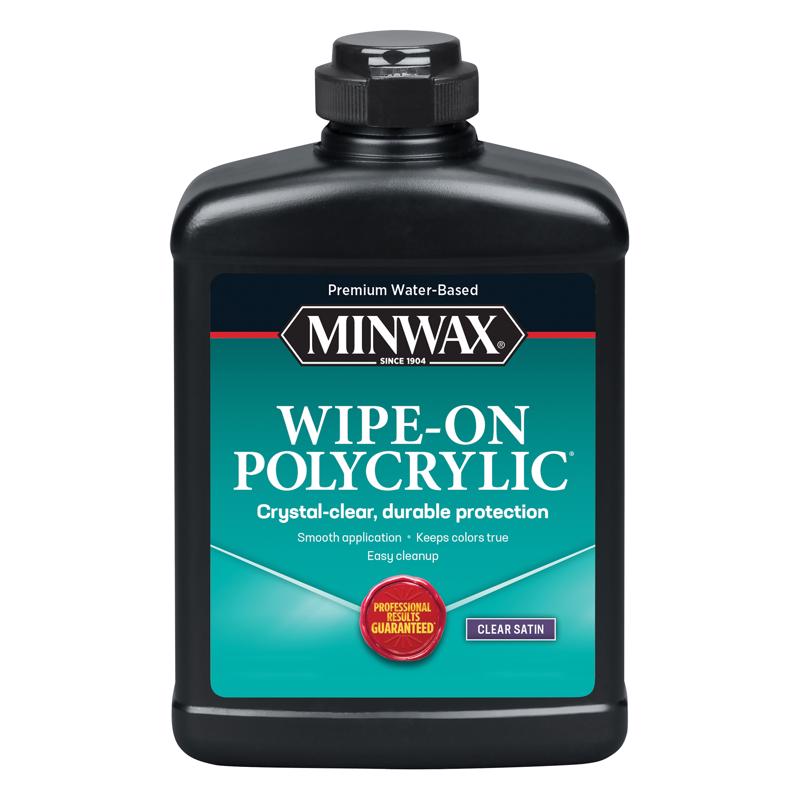 Minwax Water Based Wipe-On Poly Pint Satin