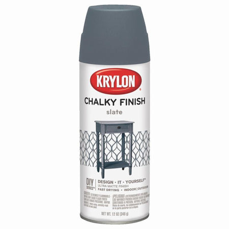 Krylon Chalky Finish Spray Paint Slate