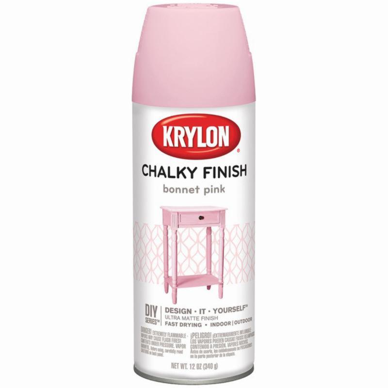 Krylon Chalky Finish Spray Paint Bonnet Pink