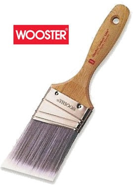 Wooster Ultra/Pro Firm Lindbeck Sable AV Paint Brush image highlighting the combination of Purple nylon and sable polyester bristles.