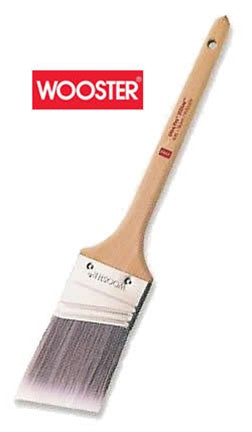 Wooster Ultra/Pro Firm Willow TAS Paint Brush featuring purple nylon/sable polyester bristles for precision results.