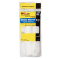 WhizzFlex White Woven Roller Cover 6 Inch x 3/8 Nap 2-Pack