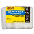 WhizzFlex White Woven Roller Cover 6 Inch x 3/4 Nap 12-Pack