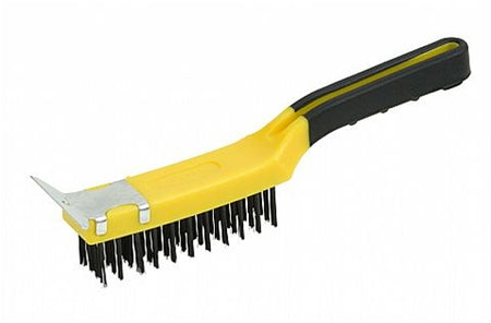 Hyde Tools 46805 Wire Brush with Scraper 1-1/4"
