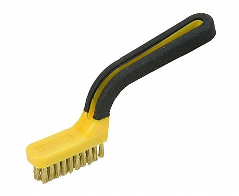 Hyde Tools Narrow Stripping Brush Brass Bristles 46811