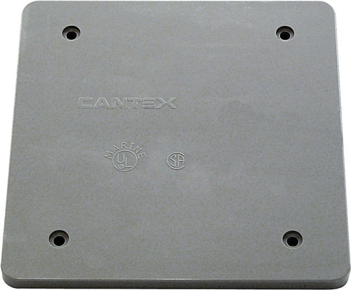 Cantex 5133410 2-Gang Weatherproof Blank Cover
