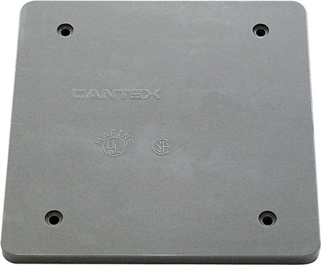 Cantex 5133410 2-Gang Weatherproof Blank Cover