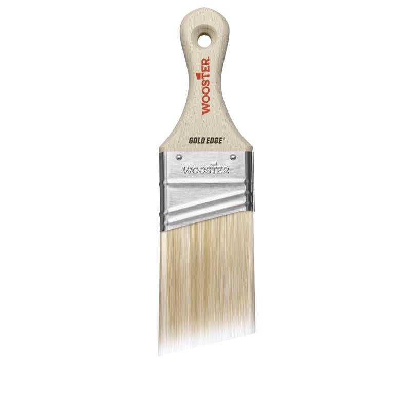 Wooster Shortcut Angle Sash Paintbrushes - 2-Inch Synthetic Blend (Pack Of 6) For Tight Spaces