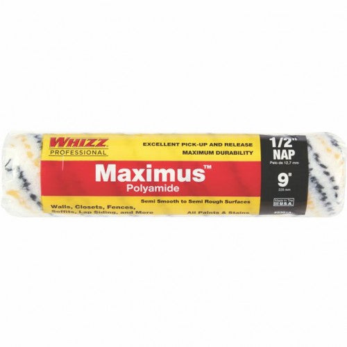 Whizz Maximus Roller Cover 9 Inch x 1/2 nap