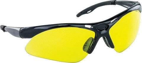 SAS Safety Corp Diamondbacks Safety Eyewear black frame yellow lens