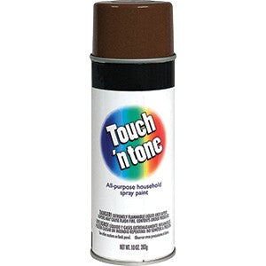 Derusto 10 Oz Touch 'n Tone Spray Paint Leather Brown