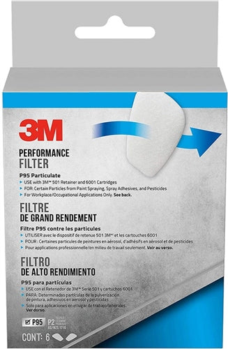 3M Replacement Particulate Filter 6-Pack 5P71P6