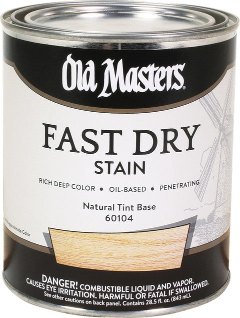 Old Masters Professional Fast Dry Wood Stain Quart Natural