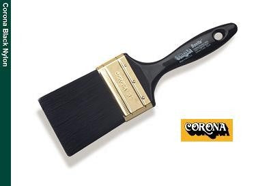 Corona Bonita Black Nylon Paint Brush designed with 100% solid-round-tapered DuPont™ Tynex® Nylon bristles.