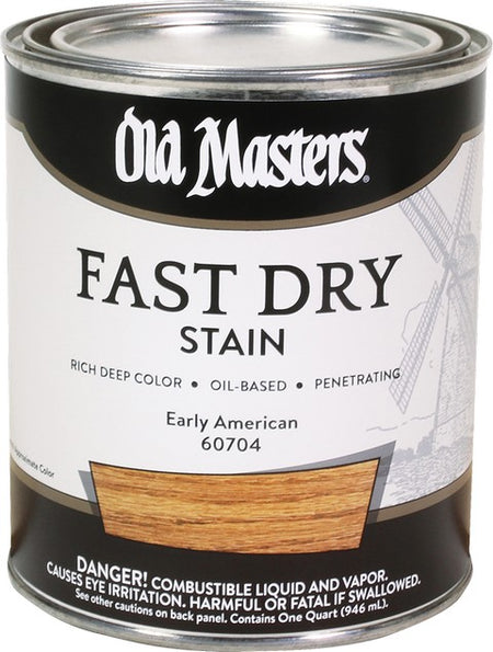 Old Masters Professional Fast Dry Wood Stain Quart Early American