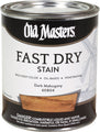 Old Masters Professional Fast Dry Wood Stain Quart Dark Mahogany