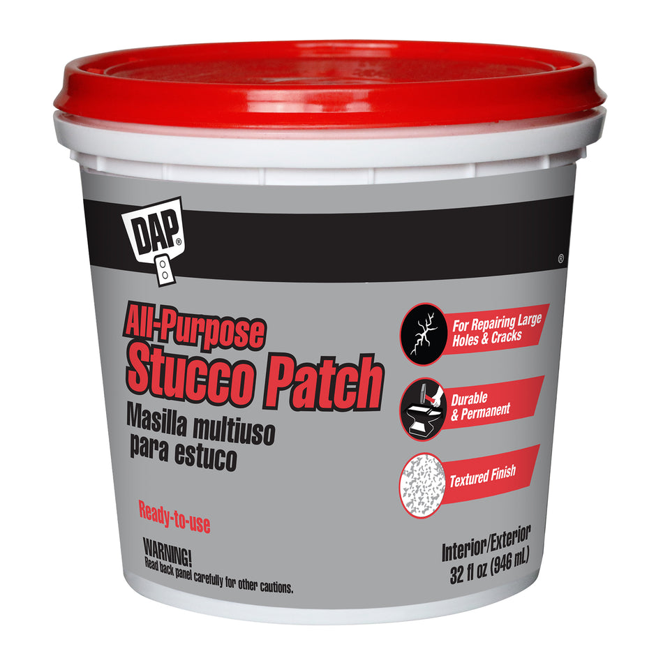 DAP All-Purpose Stucco Patch 32 Oz Tub