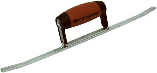 Marshalltown Solid Half Round Sled Runners with DuraSoft Handle.