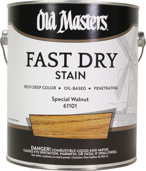 Old Masters Professional Fast Dry Wood Stain Gallon Special Walnut