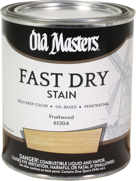 Old Masters Professional Fast Dry Wood Stain Quart Fruitwood