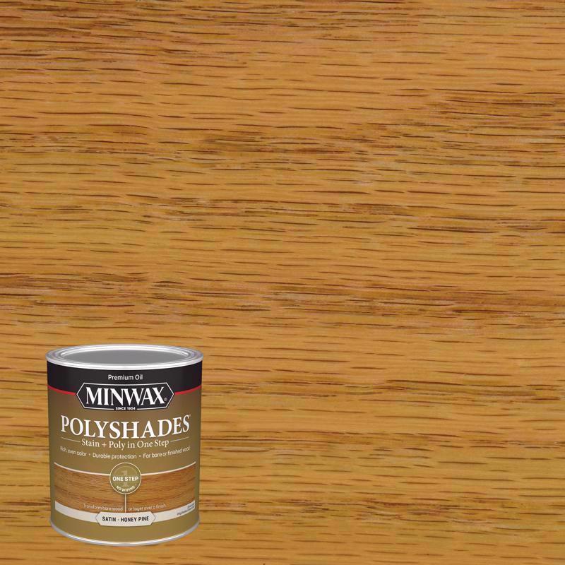 Minwax PolyShades Satin Quart Honey Pine