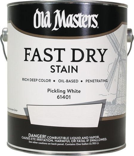 Old Masters Professional Fast Dry Wood Stain Gallon Pickling White