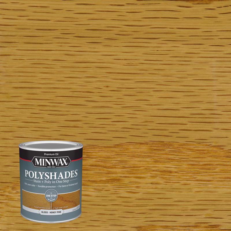 Minwax PolyShades Gloss Quart Honey Pine